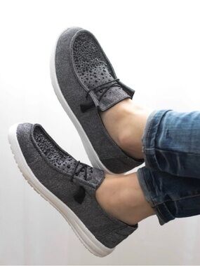 Not Rated water drops Slip-on in Black/Grey (New)